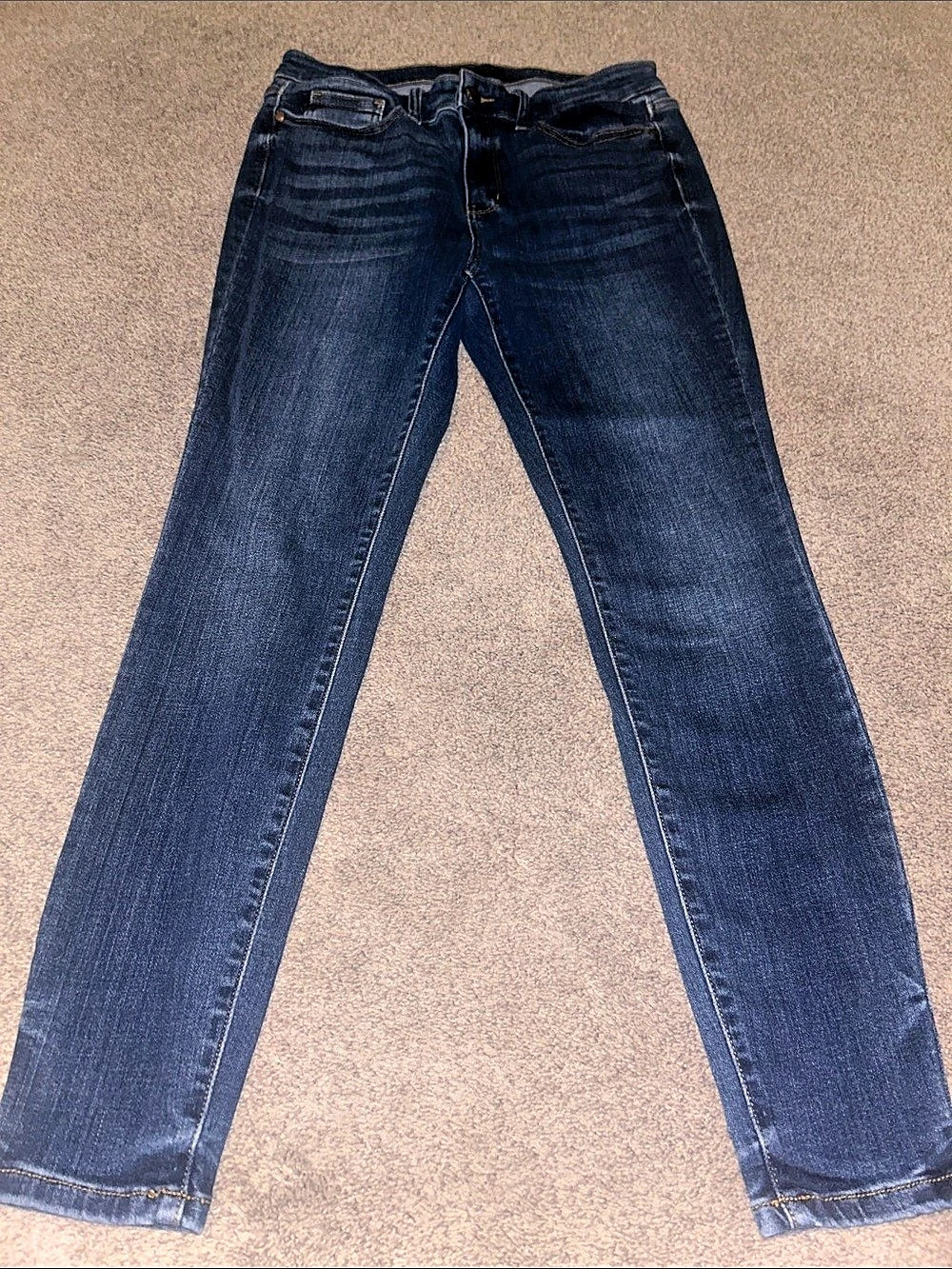 Judy Blue Skinny Fit Skinny Jeans Waist 11/30 in Blue